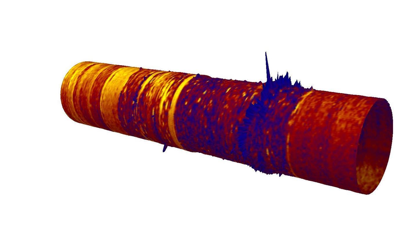 3D televiewer borehole image