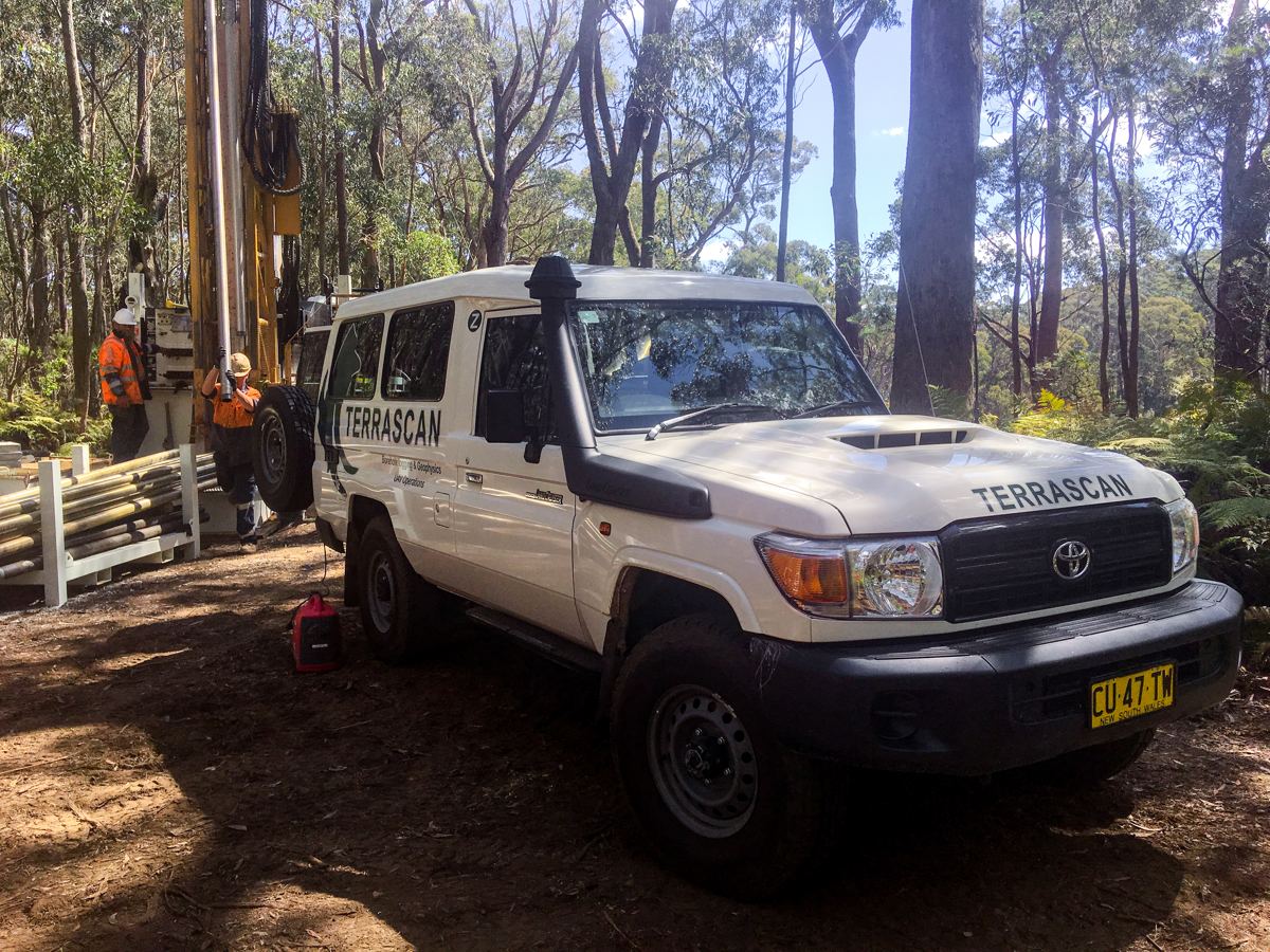 Burrawang to Avon, Terrascan borehole imaging